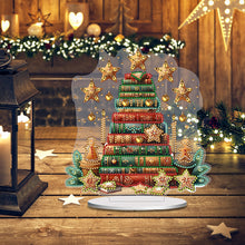 Load image into Gallery viewer, Acrylic Books Xmas Tree Desktop Diamond Art Kits Diamond Painting Desktop Decors
