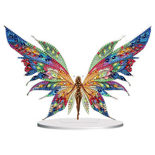 Load image into Gallery viewer, Acrylic Fairy with Wing Desktop Diamond Art Kits Diamond Painting Desktop Decors
