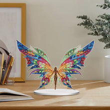 Load image into Gallery viewer, Acrylic Fairy with Wing Desktop Diamond Art Kits Diamond Painting Desktop Decors

