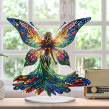 Load image into Gallery viewer, Acrylic Fairy with Wing Desktop Diamond Art Kits Diamond Painting Desktop Decors
