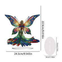 Load image into Gallery viewer, Acrylic Fairy with Wing Desktop Diamond Art Kits Diamond Painting Desktop Decors
