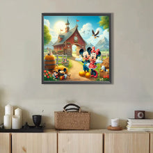 Load image into Gallery viewer, AB Diamond Painting - Full Round - Mickey and Minnie on the Farm (40*40CM)
