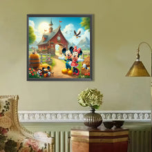 Load image into Gallery viewer, AB Diamond Painting - Full Round - Mickey and Minnie on the Farm (40*40CM)
