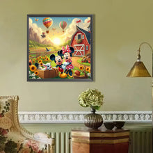 Load image into Gallery viewer, AB Diamond Painting - Full Round - Mickey and Minnie on the Farm (40*40CM)
