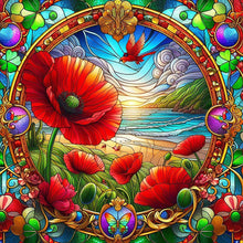 Load image into Gallery viewer, AB Diamond Painting - Full Round - Poppy (40*40CM)
