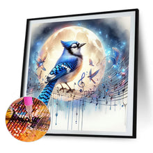 Load image into Gallery viewer, AB Diamond Painting - Full Round - Bluebird in Moonlight (40*40CM)
