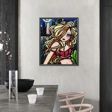 Load image into Gallery viewer, AB Diamond Painting - Full Round - Golden girl (40*50CM)
