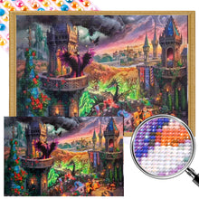 Load image into Gallery viewer, AB Diamond Painting - Full Round - Maleficent (60*40CM)
