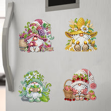 Load image into Gallery viewer, 6Pcs Diamond Painting Refrigerator Magnets Diamond Art Kits (Fruit and Gnome)
