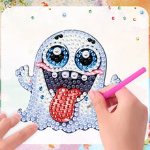 Load image into Gallery viewer, 6Pcs Diamond Painting Refrigerator Magnets Diamond Art Kits (Big-Eyed Ghost)
