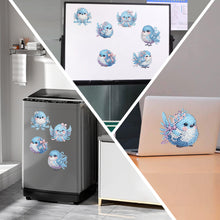Load image into Gallery viewer, 6Pcs Diamond Painting Refrigerator Magnets Diamond Art Kits (Blue Bird Baby)
