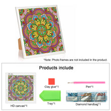 Load image into Gallery viewer, Diamond Painting - Partial Special Shaped - Mandala (30*30CM)
