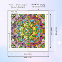 Load image into Gallery viewer, Diamond Painting - Partial Special Shaped - Mandala (30*30CM)
