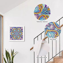 Load image into Gallery viewer, Diamond Painting - Partial Special Shaped - Mandala (30*30CM)
