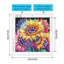 Load image into Gallery viewer, Diamond Painting - Partial Special Shaped - Sunflower (30*30CM)
