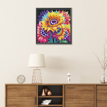 Load image into Gallery viewer, Diamond Painting - Partial Special Shaped - Sunflower (30*30CM)
