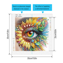 Load image into Gallery viewer, Diamond Painting - Partial Special Shaped - Sunflower Eyes (30*30CM)
