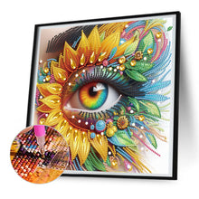 Load image into Gallery viewer, Diamond Painting - Partial Special Shaped - Sunflower Eyes (30*30CM)
