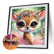 Load image into Gallery viewer, Diamond Painting - Partial Special Shaped - Sika Deer in a Skirt (40*40CM)
