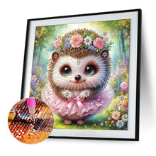 Load image into Gallery viewer, Diamond Painting - Partial Special Shaped - Little Hedgehog in a Skirt (40*40CM)
