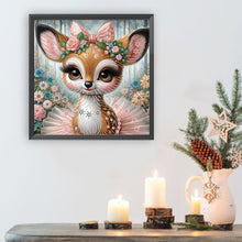 Load image into Gallery viewer, Diamond Painting - Partial Special Shaped - Sika Deer in a Skirt (40*40CM)
