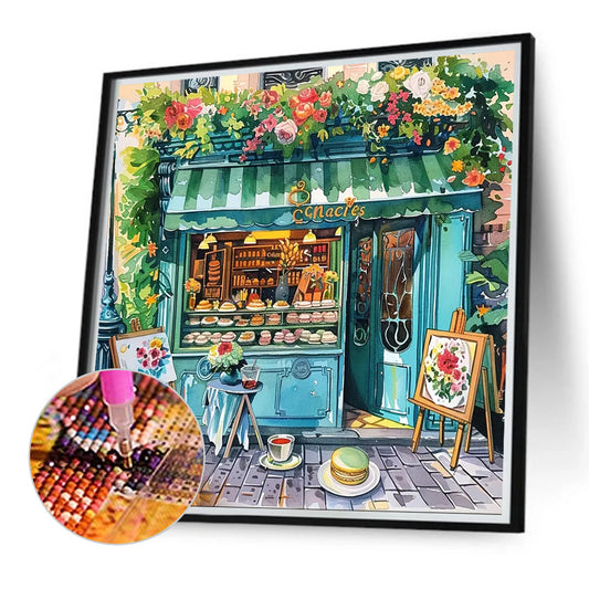 Diamond Painting - Full Round - Street shops (40*40CM)