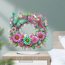 Load image into Gallery viewer, Acrylic Wreath 5D DIY Table Top Diamond Painting Ornament Kits for Beginner
