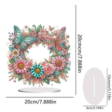 Load image into Gallery viewer, Acrylic Wreath 5D DIY Table Top Diamond Painting Ornament Kits for Beginner
