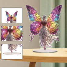 Load image into Gallery viewer, Acrylic Butterfly Fairy Table Top Diamond Painting Ornament Kits for Beginner

