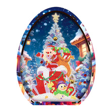 Load image into Gallery viewer, Wooden Santa Claus Diamond Painting Desktop Ornaments for Bedroom Table Decor
