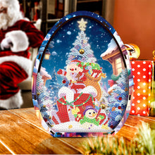 Load image into Gallery viewer, Wooden Santa Claus Diamond Painting Desktop Ornaments for Bedroom Table Decor
