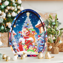 Load image into Gallery viewer, Wooden Santa Claus Diamond Painting Desktop Ornaments for Bedroom Table Decor
