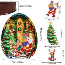 Load image into Gallery viewer, Wooden Santa Claus Diamond Painting Desktop Ornaments for Bedroom Table Decor
