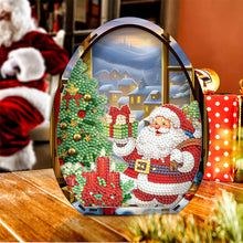 Load image into Gallery viewer, Wooden Santa Claus Diamond Painting Desktop Ornaments for Bedroom Table Decor
