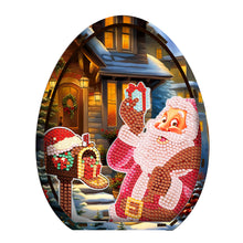 Load image into Gallery viewer, Wooden Santa Claus Diamond Painting Desktop Ornaments for Bedroom Table Decor
