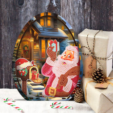 Load image into Gallery viewer, Wooden Santa Claus Diamond Painting Desktop Ornaments for Bedroom Table Decor
