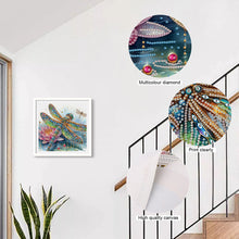 Load image into Gallery viewer, Diamond Painting - Partial Special Shaped - Gorgeous Dragonfly (30*30CM)
