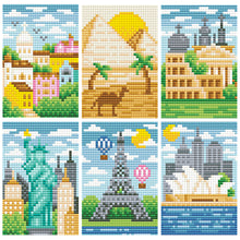 Load image into Gallery viewer, Mini Diamond Painting Set - Full Round - Scenic spots (14*19CM)
