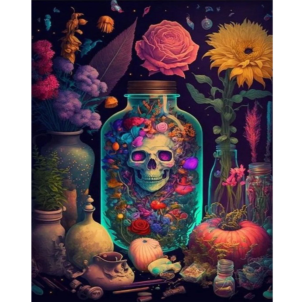 Diamond Painting - Full Round - Skull (40*50CM)