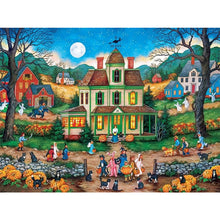 Load image into Gallery viewer, Diamond Painting - Full Round - Halloween scenery party (60*45CM)
