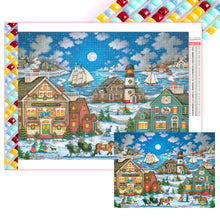 Load image into Gallery viewer, Diamond Painting - Full Square - Winter town (60*45CM)
