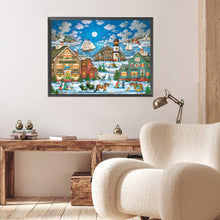 Load image into Gallery viewer, Diamond Painting - Full Square - Winter town (60*45CM)
