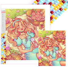 Load image into Gallery viewer, Diamond Painting - Full Square - Picnic girl (45*60CM)
