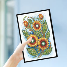 Load image into Gallery viewer, Special Shaped Flower Butterfly Diamond Painting Diary Book for Drawing Painting
