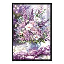 Load image into Gallery viewer, Special Shaped Flower Butterfly Diamond Painting Diary Book for Drawing Painting
