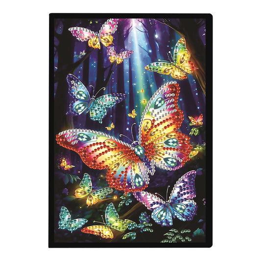 Special Shaped Flower Butterfly Diamond Painting Diary Book for Drawing Painting