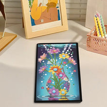 Load image into Gallery viewer, Special Shaped Flower Butterfly Diamond Painting Diary Book for Drawing Painting
