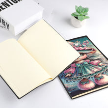 Load image into Gallery viewer, 50 Pages A5 Special Shaped Elf Girl 5D DIY Mosaic Drill Notebook Craft for Teens
