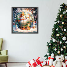 Load image into Gallery viewer, Diamond Painting - Full Round - Snowman (40*40CM)
