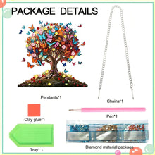 Load image into Gallery viewer, PET Special Shaped Butterfly Tree Garland 5D DIY Diamond Art Hanging Decorations
